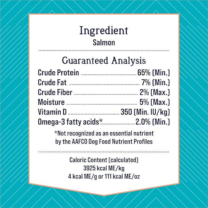 Stewart Freeze Dried Dog Treats, Wild Salmon, 2.75 oz Grain Free & Gluten Free, Resealable Pouch, Single Ingredient, Training Treat in Beef Liver, Salmon, Chicken Liver & Chicken Breast 4, 14, 21 oz - PAWPICO