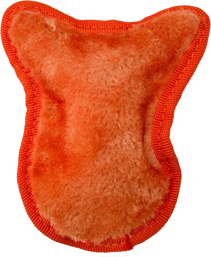Outward Hound Durablez Tough Plush Squeaky Dog Toy, Fox, Orange, XS - PAWPICO