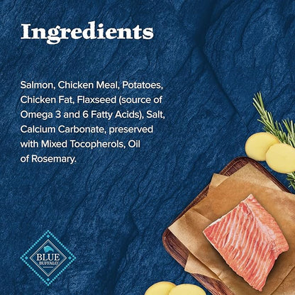 Blue Buffalo Wilderness Trail Treats Crunchy Dog Biscuits, Grain-Free and High-Protein Dog Treats Made with Natural Ingredients, Salmon Recipe 24-oz Bag - PAWPICO