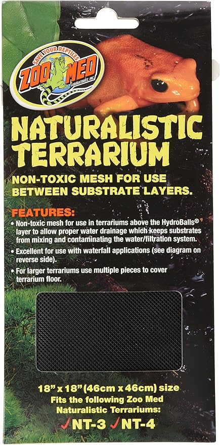 Zoo Med Naturalistic Terrarium Mesh, 18 x 18-Inches ZooMed