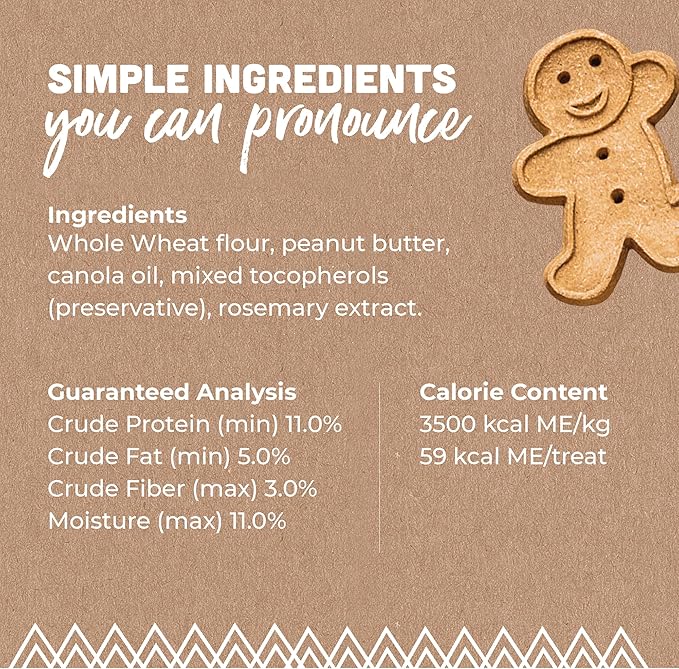 Buddy Biscuits 2 lb Bag of Crunchy Dog Treats, Made with Peanut Butter - PAWPICO