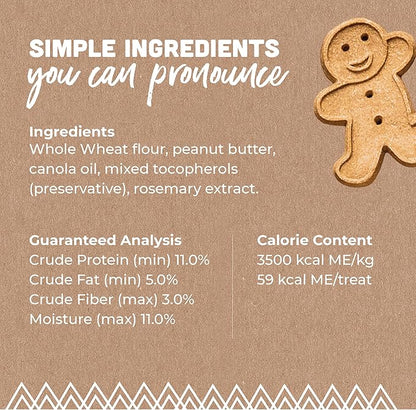 Buddy Biscuits 2 lb Bag of Crunchy Dog Treats, Made with Peanut Butter - PAWPICO