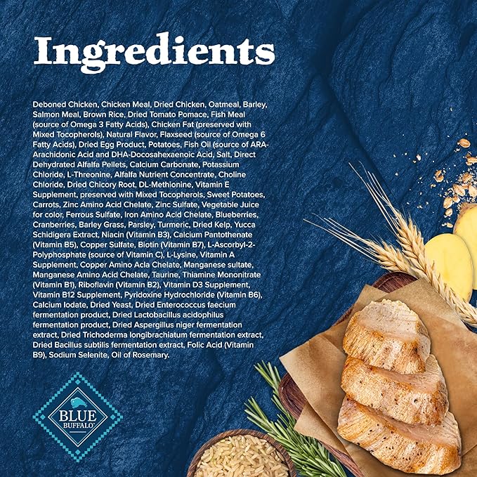 Blue Buffalo Wilderness Puppy High Protein Dry Dog Food With Real Chicken Plus Wholesome Grains, Made in the USA with Natural Ingredients, Chicken, 13-lb. Bag - PAWPICO