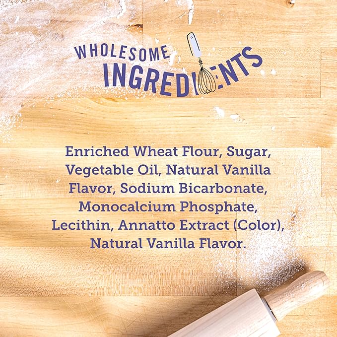 Three Dog Bakery Lick'n Crunch Sandwich Cookies Premium Dog Treats with No Artificial Flavors, Golden & Vanilla Flavor, 13 Ounces - PAWPICO