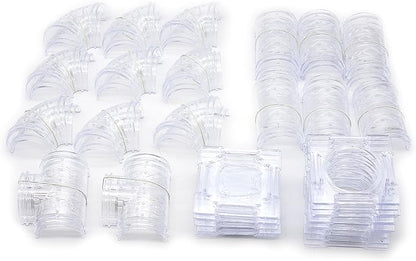 94 Pcs DIY Hamster Tunnel and Playground Module, Tube House Platform Excercise for Mouse Hamster and Other Small Animals GNB+PET