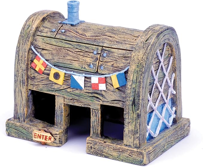 Penn-Plax Officially Licensed Spongebob Squarepants® Fish Tank Decorations | Spongebob’s Pineapple, Squidward Home, and The Crusty Crab Resin Figurines | Aquarium and Terrarium Décor Penn-Plax