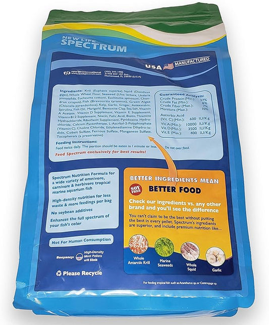 New Life Spectrum Naturox Series Marine Formula Supplement, 2200g Bag New+Life+Spectrum