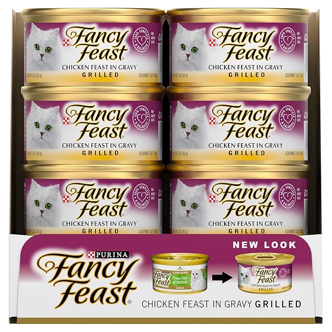 Fancy Feast Grilled Chicken Feast In Gravy Cat Food 3 oz - PAWPICO
