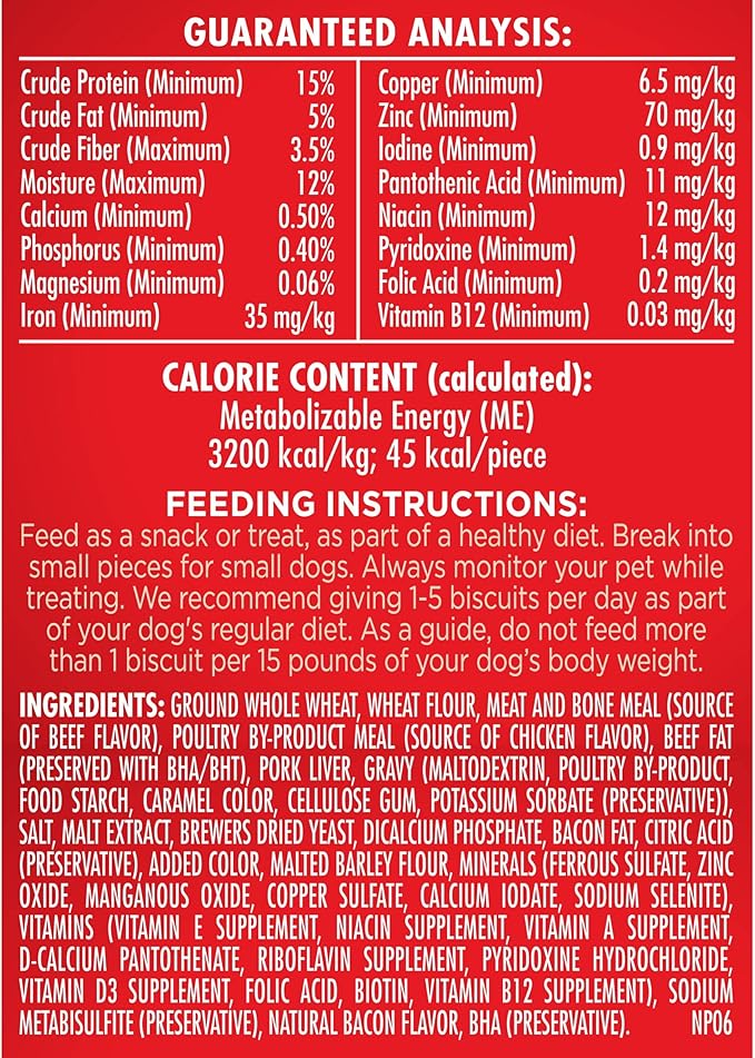 Milk-Bone Gravy Bones Dog Treats with 4 Savory Meat Flavors Coated in Gravy, 7 Pound - PAWPICO