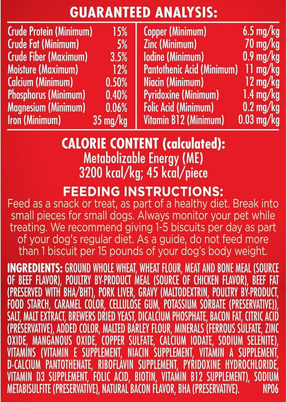 Milk-Bone Gravy Bones Dog Treats with 4 Savory Meat Flavors Coated in Gravy, 7 Pound - PAWPICO