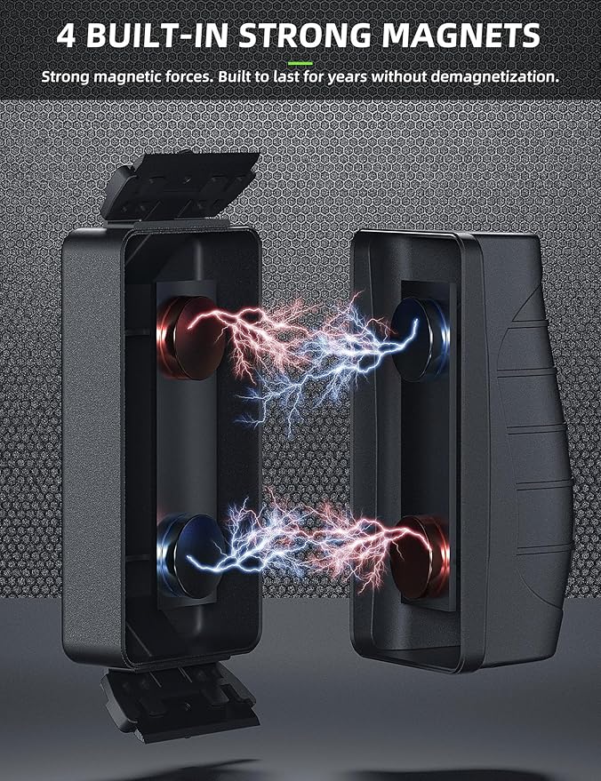 Jasonwell Magnetic Aquarium Fish Tank Cleaner Magnet Scraper for Glass Aquariums Cleaning Tools Scrubber Floating Brush (L) Jasonwell