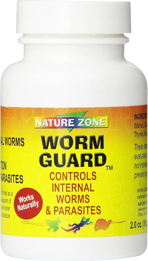SNZ59321 Reptile Worm Guard Powder, 2-Ounce Nature+Zone