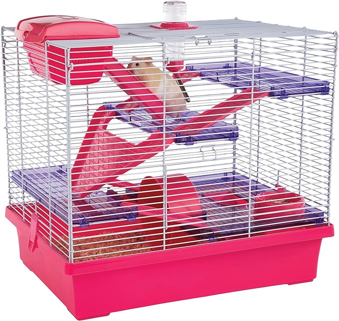 Pico XL Pink & Purple - Hamster & Small Animal Home/Cage Rosewood