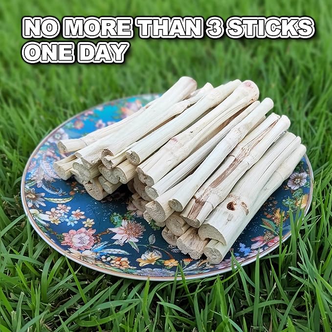 HIIMALEX Bunny Snacks 300g/10oz. Sweet Bamboo Molar Chew Treat Sticks for Rabbits Guinea Pigs Hamsters Small Animal MakeTheKingdomforYourBunnies