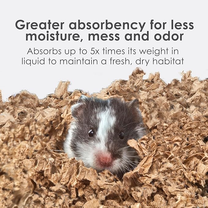 Kaytee Clean & Cozy Natural Paper Bedding, Made for Small Animals, 100 Liters Kaytee