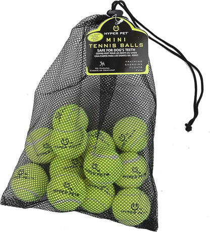 Hyper Pet Mini Tennis Balls for Dogs - 12 Pack (Dog Ball Dog Toys for Exercise, Fetch K9 Mini Kannon K2) Interactive Dog Toys & Dog Tennis Balls - Great Dog Toys for Small Dogs & Dog Gifts - PAWPICO