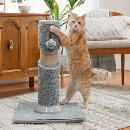 Kitty City Sisal Post Scratcher, Tremendous Twist Post - PAWPICO