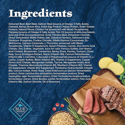 Blue Buffalo Wilderness Rocky Mountain Recipe High-Protein Dry Puppy Food with DHA, Made in the USA with Natural Ingredients Plus Wholesome Grains, Red Meat, 4.5-lb. Bag - PAWPICO