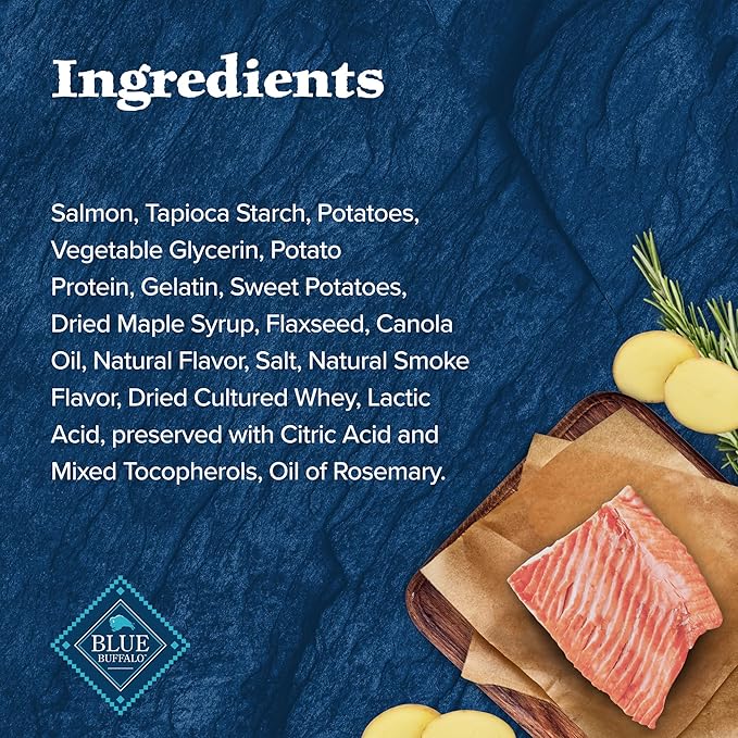 Blue Buffalo Wilderness Wild Bits Soft & Chewy Training Treats for Dogs, Grain-Free, Salmon Recipe, 4-oz. Bag - PAWPICO