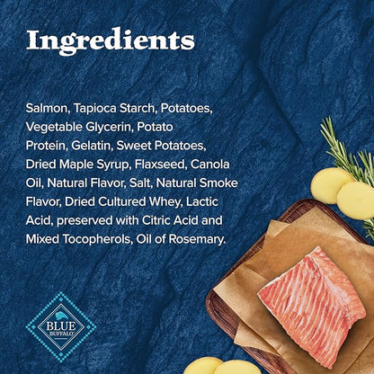 Blue Buffalo Wilderness Wild Bits Soft & Chewy Training Treats for Dogs, Grain-Free, Salmon Recipe, 4-oz. Bag - PAWPICO