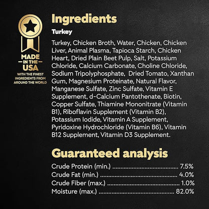 CESAR Soft Wet Dog Food Filets in Gravy Turkey Recipe, (24) 3.5 oz. Easy Peel Trays - PAWPICO