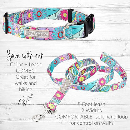Lucky Love Dog Collars, Cute X-Small Dog Collars for Female Dogs, Part of Purchase Donated to Rescue, Caroline, Extra Small LuckyLoveDog