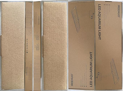 IREENUO Aquarium LED Light, Full Spectrum Fish Tank Clip on Light with Remote, Color Changing Lighting for Reef Coral Aquatic Plants and Fish Keeping (20W（23.6inch) SpeciallyforyourpettoprovideavarietyofqualityproductsYearsofresearchexperienceinpetwarmcoattoprovideyourpetwiththewarmestprotectioninwinter