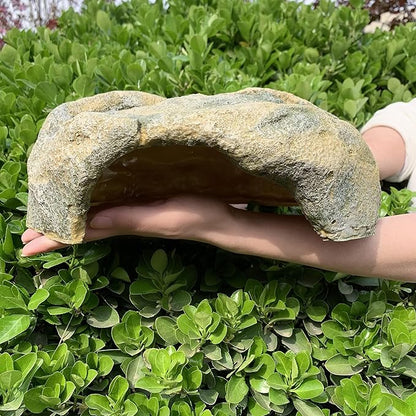 Extra Large Reptile Hide Resin Snake Hides for Ball Pythons Reptile Hides and Caves Simulation Rock Reptile Hideout for Habitat Lizard Leopard Gecko Bearded Dragon ZXUAQNOE