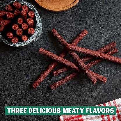 Pup-Peroni Dog Treats, Triple Meat Lovers Flavor, 22.5 Ounce, Bacon, Sausage and Pepperoni - PAWPICO