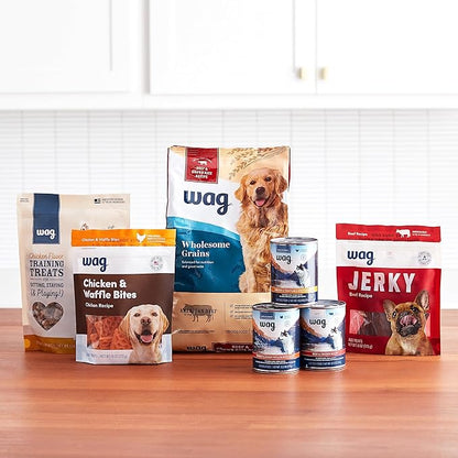 Amazon Brand - Wag Dog Treats Chicken and Waffle Bites 24oz - PAWPICO