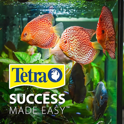 Tetra 3 Gallon Small Fish Tank, Aquarium Starter Kit, with Filter, Air pump, & Color Changing Light, Half Moon shape, for Gold Fish & Betta Tetra