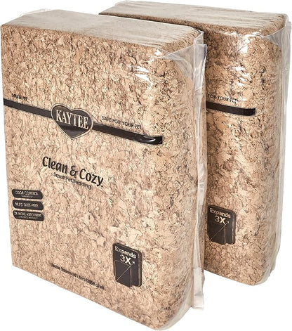 Kaytee Clean & Cozy Natural Paper Bedding, Made for Small Animals, 100 Liters Kaytee