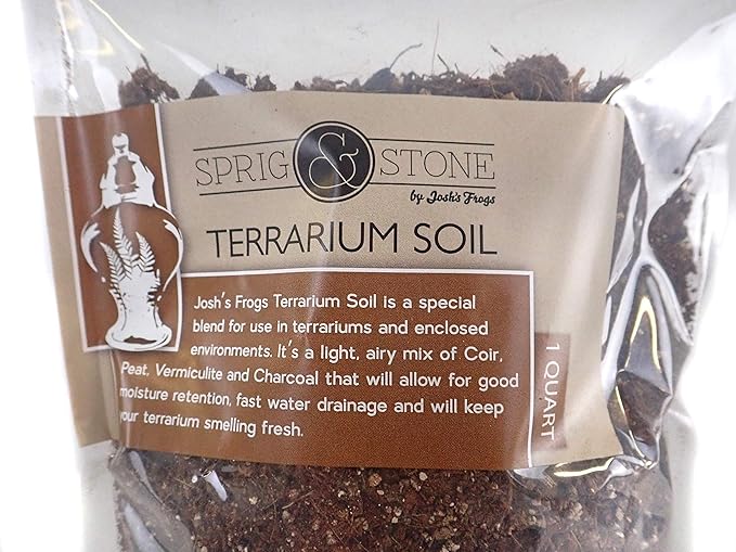 Josh's Frogs Sprig & Stone Terrarium Soil (1 Quart) JoshsFrogs