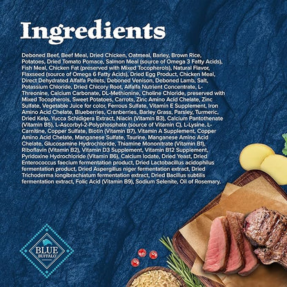 Blue Buffalo Wilderness Rocky Mountain High-Protein Adult Dry Dog Food Wholesome Grains Red Meat - PAWPICO