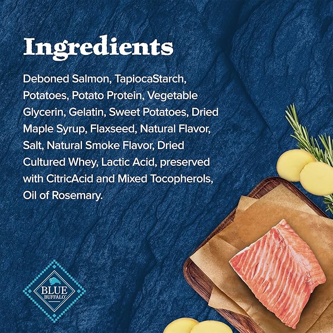 Blue Buffalo Wilderness Trail Treats Wild Bits Training Treats for Dogs, Grain-free Dog Treats, Salmon Recipe, 10-oz. Bag - PAWPICO