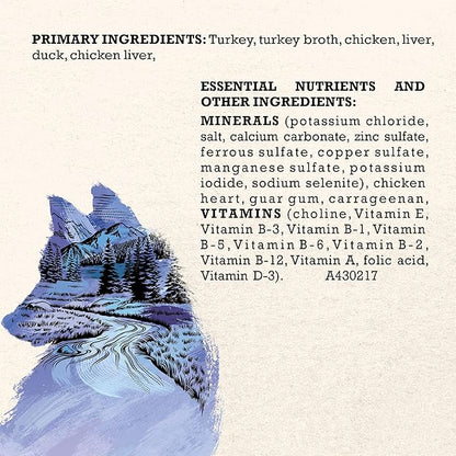 Purina Beyond High Protein, Grain Free, Natural Pate Wet Dog Food, WILD Turkey, Liver & Duck Recipe - (12) 13 oz. Cans - PAWPICO
