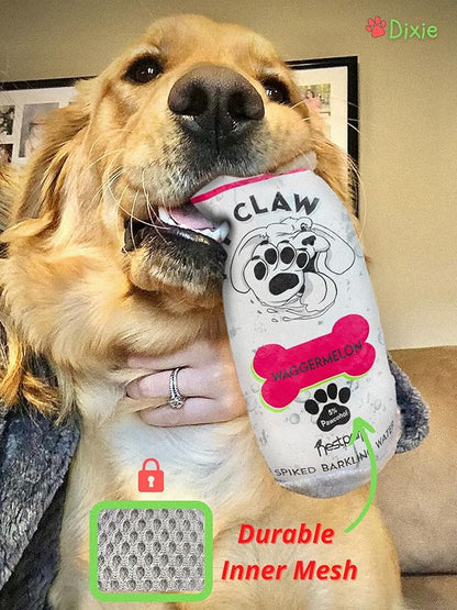 Nestpark Pup Claw Dog Toys - Funny Cute Plush Dog Toys with Squeaker - Parody (2 Pack) (Tropical Pack) - PAWPICO