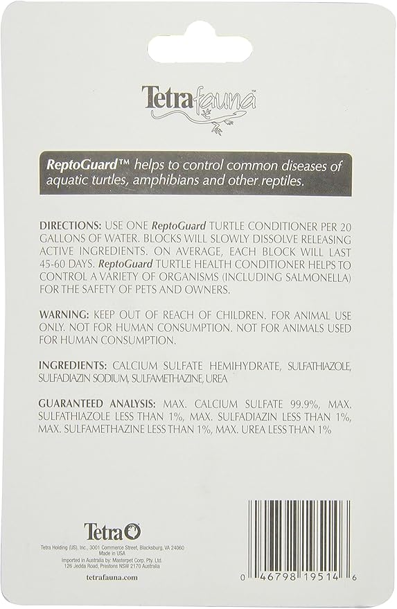TetraFauna ReptoGuard Turtle Health Conditioner 3 Count, Slow-Release (19514) (Pack of 2) Tetra