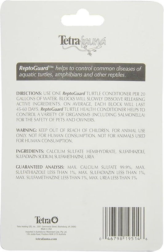 TetraFauna ReptoGuard Turtle Health Conditioner 3 Count, Slow-Release (19514) (Pack of 2) Tetra