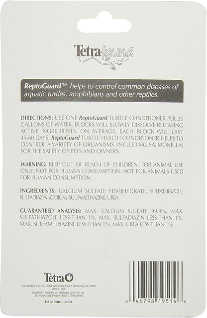 TetraFauna ReptoGuard Turtle Health Conditioner 3 Count, Slow-Release (19514) (Pack of 2) Tetra