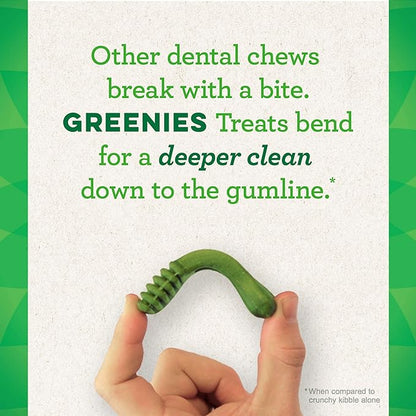 GREENIES Original Large Natural Dog Dental Care Chews Oral Health Dog Treats, 12 oz. Pack (48 Treats) - PAWPICO