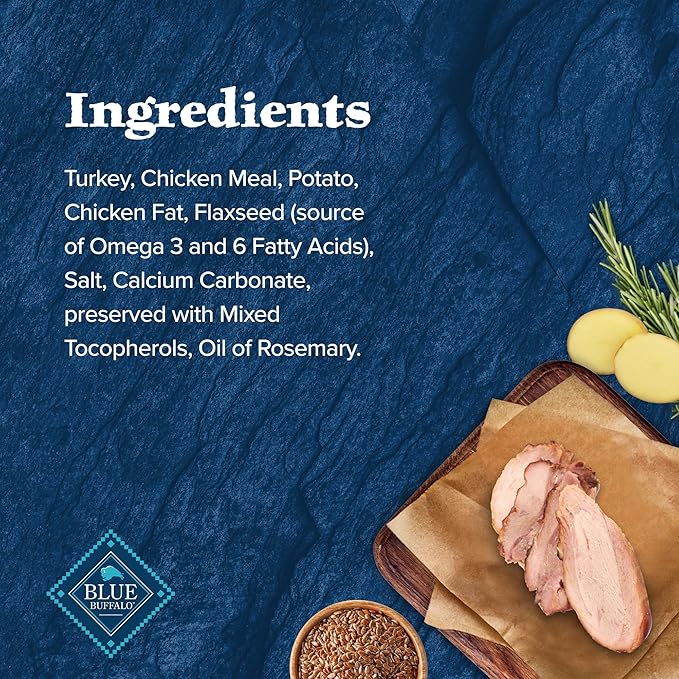 Blue Buffalo Wilderness Trail Treats High Protein Grain Free Crunchy Dog Treats Biscuits, Turkey Recipe, 36-oz box - PAWPICO