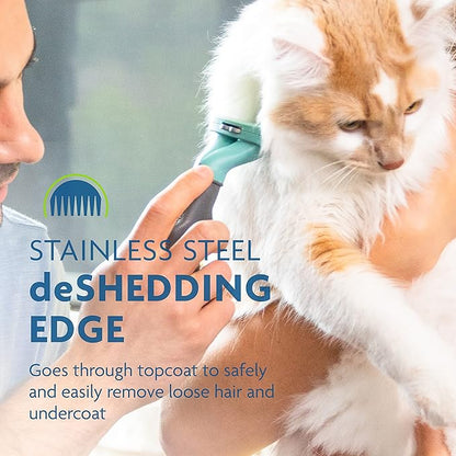 FURminator deShedding Tool for Cats, Small - PAWPICO