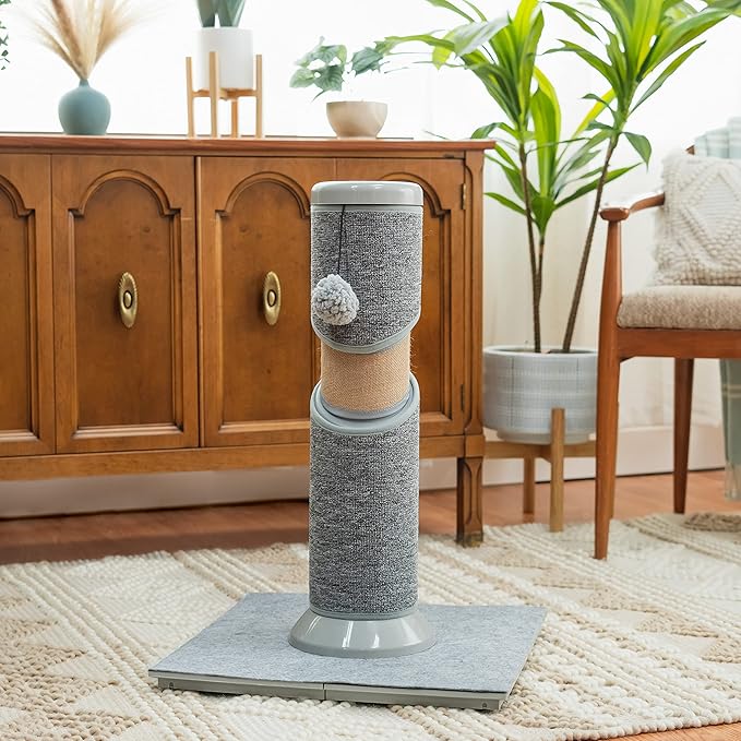 Kitty City Sisal Post Scratcher, Tremendous Twist Post - PAWPICO
