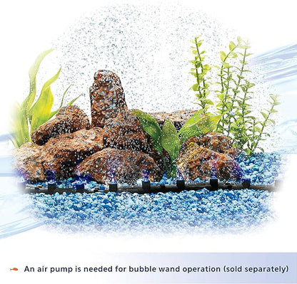 Aqueon Fish Tank Aquarium Flexible LED Accent Light and Bubble Wand, Blue, 14 Inch Aqueon