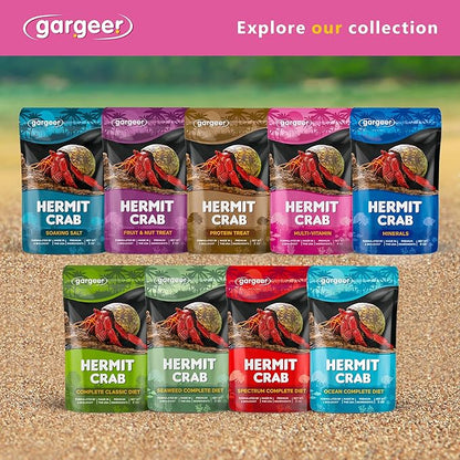 4oz Hermit Crab Multi-Vitamin Supplement. Premium Trace Minerals, Promote Growth, Exoskeleton Formation, Support Molting Process. Enjoy! Gargeer