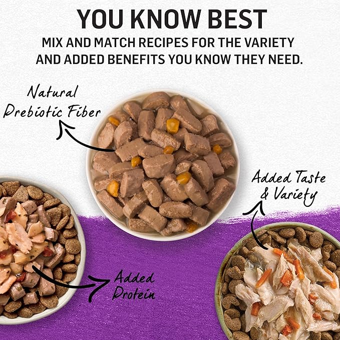 Purina Beyond Gravy, Beef, Chicken or Turkey in Gravy Ground Entree Grain Free Wet Dog Food Variety Pack - (Pack of 6) 12.5 oz. Cans - PAWPICO