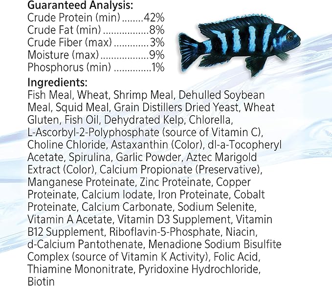 Aqueon Cichlid Food Mini 4.5 Ounces Aqueon