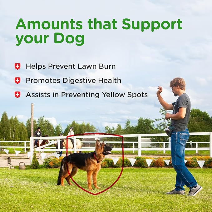 Nutri-Vet Grass Guard Chewables For Dogs - Prevent Lawn Burn From Dog Urine - 365 Count Nutri-Vet