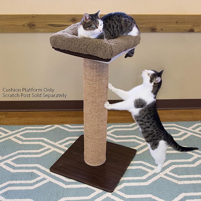 Kitty City Sisal Post Scratcher, Perch Platform - PAWPICO